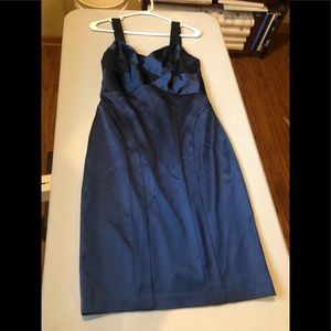 David Meister Blue Dress